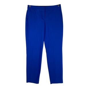 Express Columnist Ankle Dress Pants Womens 2R Cobalt Blue Tailored Minimalist